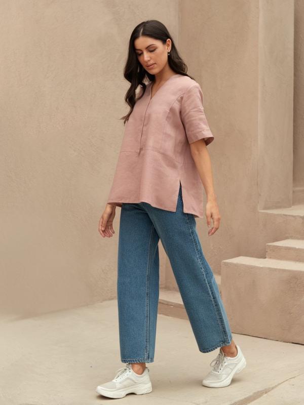 a-photo-of-a-woman-wearing-a-plain-color-linen-fab-LCQfUpa6SzOd0G-TRwqG9w-PoQ1a9ZkSvKNnyEKA3vb1w 